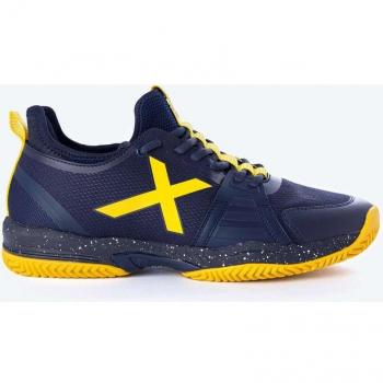 Munich Oxygen 26 Zapatillas de Pádel Unisex Azul Oscuro/Amarillo