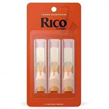 Rico by D'Addario Tenor Saxophone Reeds, Strength 1.5, Pack of 3