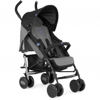 Chicco Echo - Silla de paseo, ligera y compacta, 7,6 kg, color negro
