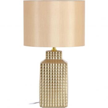 Lámpara de mesa Dorado Cerámica Algodón 60 W 220-240 V 32 x 32 x 40 cm