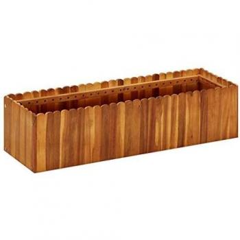 vidaXL Garden Raised Bed 100x30x25 cm Solid Acacia Wood
