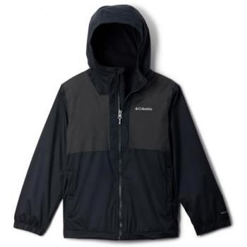 Chaqueta Impermeable Columbia Rainy Trails™ II for Boys Negra Talla S (8 años)