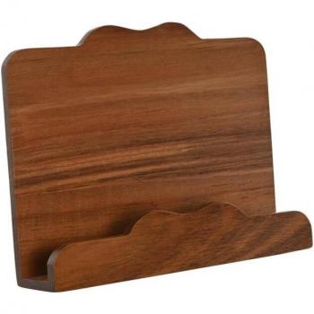 Atril de madera de acacia 25x19x18 cm natural
