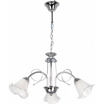 Fabrilamp - Lámpara Adelfa 3xe14 Cromo Regx56x56 Cm