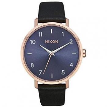 Nixon Reloj Analógico para Mujer de Cuarzo con Correa en Cuero A1091-3005-00