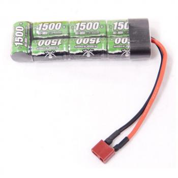PIRATE ARMS AIRSOFT STD 8.4V 1500 MAH BATTERY MINI DEANS TYPE RECHARGE BATTERY
