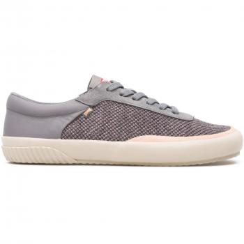 CAMPER Peu Rambla Women's Sneakers - Grey Cotton Fabric Size 35/5