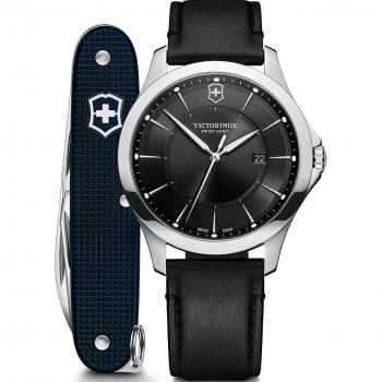 Victorinox Swiss Army Alliance Men's Watch Set with Pocket Knife, 40mm, 10ATM
