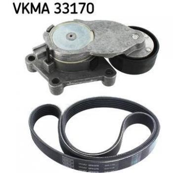 Juego de correas trapeciales poli V SKF VKMA 33170