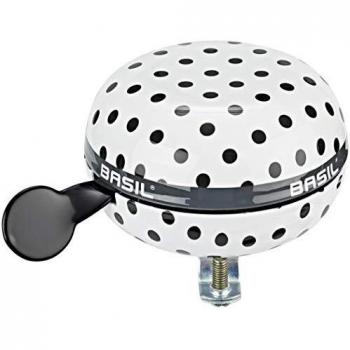Basil Timbre Ding-Dong Polka Dot Blanco/Rojo Dots