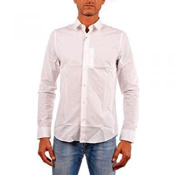 Calvin Klein - Camisa Casual - para Hombre Blanco XXL