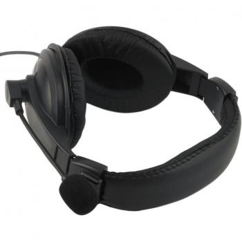 Auriculares Estéreo con Cable de Graves para Negocios y Juegos, Con Micrófono, Compatibles con PC, Portátil y Móvil