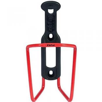 Zefal - Portabidon de ciclismo de aluminio, 5 mm, color rojo