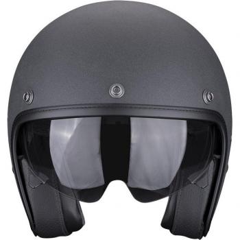 Scorpion Casco Jet Belfast Evo Graphite - Negro Gris (L)