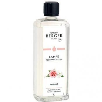 Recambio Lampe Berger Paris Chic 1L - Recarga de fragancia para lámpara, aroma floral y elegante, capacidad de 1 litro, diseñado para eliminar olores y perfumar el ambiente