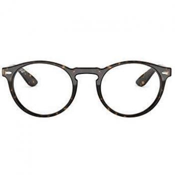 Ray-Ban 0Rx5283, Monturas de Gafas para Hombre, Dark Havana, 49