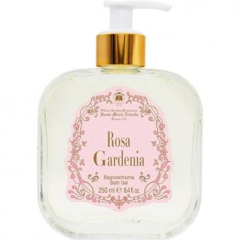 Rose Gardenia Glass Bath & Shower Gel 250 ml
