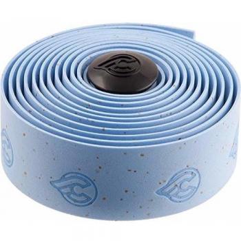 Cinta para manillar Cinelli Cork Ribbon Azul Claro - Cinta de corcho, color azul claro, diseño ergonómico, excelente agarre y comodidad, absorbente de vibraciones