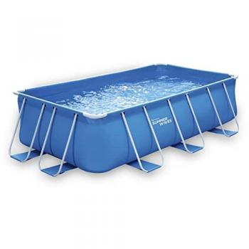 Piscina Tubular Rectangular LUDO 2 - 4 x 2 x 1.22 m - Filtración a Cartucho