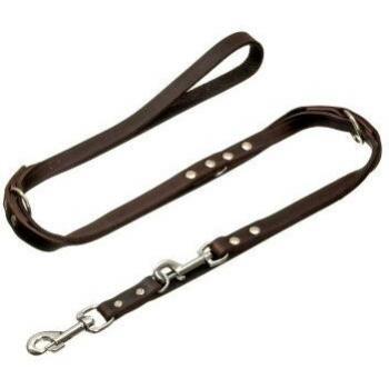 Correa y Collar Karlie Rondo Training para Perro, 240 cm x 12 mm, Color Marrón