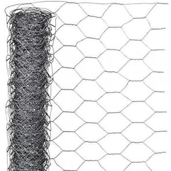 Nature Valla Gallinero Alambrada Tela Metálica Gris 1x5m Cercado Paneles Patio