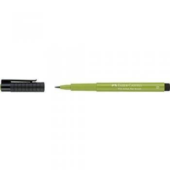 Marcador de Arte Faber-Castell Pen Brush Verde Mayo, Bolígrafo de tinta FABER-CASTELL Bolígrafo de artista PITT, verde mayo