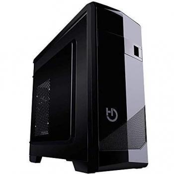 Hiditec Cha010021 Caja Semitorre ATX M10 Pro 2Usb 3.0 USB 2.0 Lector Tarjetas Screwless System Microatx Negro Glossy