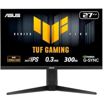 Monitor ASUS TUF Gaming VG27AQML5A 27 QHD Fast IPS 300Hz 0.3ms G-Sync FreeSync HDR400