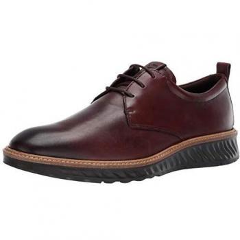 ECCO Men's ST. 1 Hybrid Plain Toe Shoe Size 10 Leather Cognac