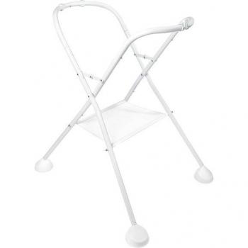 Béaba Camélé'O - Soporte con patas para bañera y cambiador, incluye reposapiés, color blanco