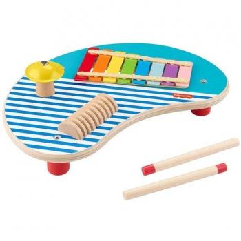 Mesa Musical de Madera con Instrumentos de Percusión Fisher-Price
