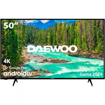 Televisor Smart TV Daewoo D50DM54UANS 50” 4K UHD DLED Android 11 E negro