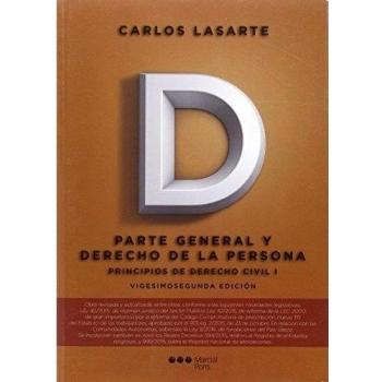 Principios de Derecho civil Tomo I: Parte General y Derecho de la persona: 1