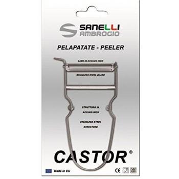 Sanelli Ambrogio Pelapatate Castor lama inox su cartoncino