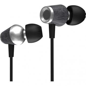 Auriculares deportivos CCA CST 1DD dinámicos con cable de madera y micrófono