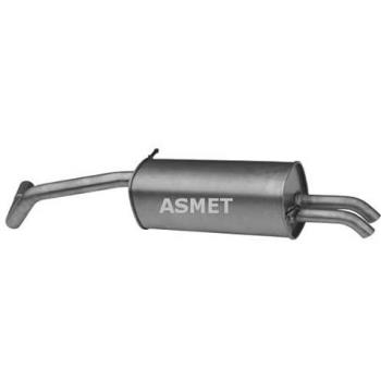 Silenciador trasero ASMET 21.028 para SKODA Fabia I Combi (6Y5)