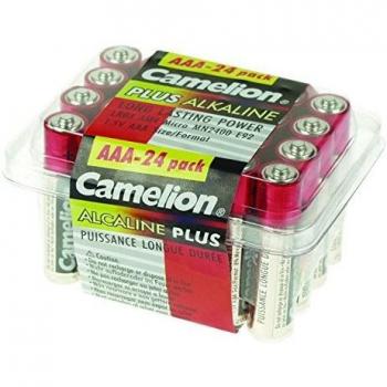 Baterías Alcalinas AAA/LR3 1.5V - 1200 mAh (24 unidades)