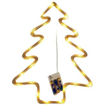 Árbol de Navidad luminoso 26 luces 40 cm