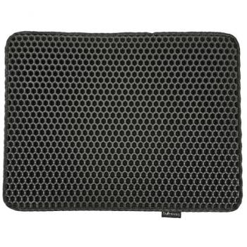 Alfombrilla Rectangular Negra Diamentiq para Gatos - 40 x 50 cm, EVA (1 Pieza)
