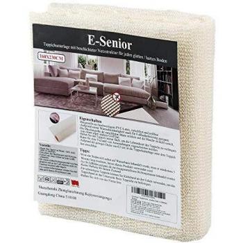E-Senior Bases Antideslizantes para Alfombras, Antideslizante Alfombra,Sujeta Alfombras Casa,Corte Simple,Reutilizable y Lavable，Apta para Calefacción por Suelo Radiante