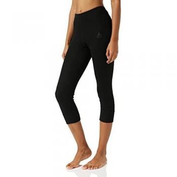 Odlo Mallas Core Warm Black Mujer - Mallas térmicas, color negro, para mujer, fabricadas con tecnología de aislamiento y transpirabilidad, ideales para actividades al aire libre en climas fríos