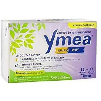 Ymea Menopausia Día/Noche - 64 Gélulas para Controlar Bouffées de Calor y Mejorar el Sueño