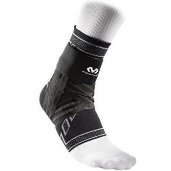 Mcdavid Elite Engineered Elastic Tobillera, Hombre, Negro, Large