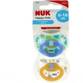 Nuk Chupete anatómico,de 6-18 meses,látex, colores surtidos