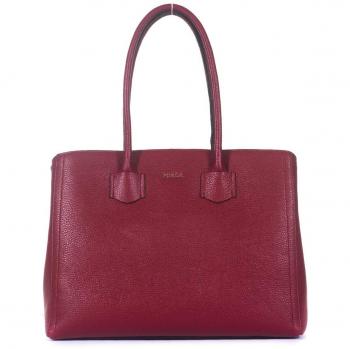 Furla bolsos con asas largas para compras mujer en piel nuevo Alba rojo
