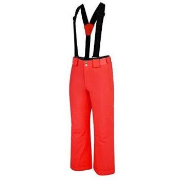 Dare 2b Outmove Pant Waterproof & Breathable High Loft Insulated Ski & Snowboard Salopette Trouser with Elasticated Waist and Integrated Snow Gaiters Pantalones de esquí, Infantil, Coral, 3-4