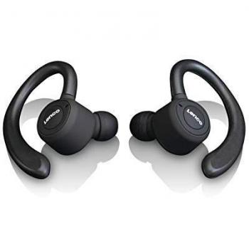 Auriculares In-Ear Bluetooth TWS Lenco EPB-460BK Deportivos Impermeables con Micrófono