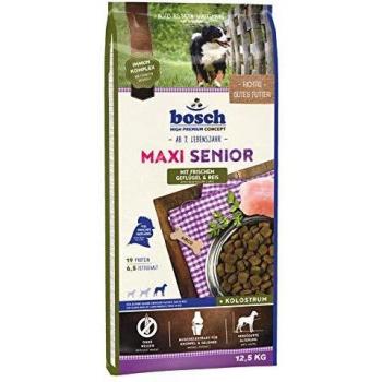 Bosch Maxi Senior Pienso Seco para Perros de Raza Grande con Pollo y Arroz 12,5 kg