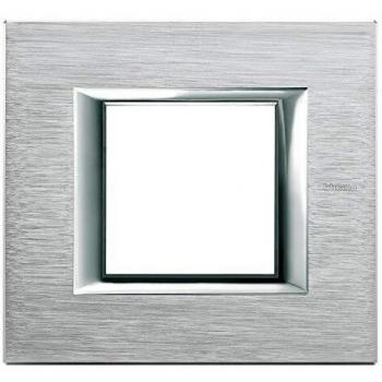 Bticino axolute - Placa 2 módulo axolute cromo