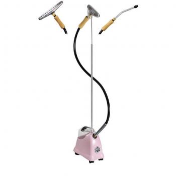 JIFFY STEAMER J-2000 I Pink - Plancha a Vapor Vertical, Ideal para la casa, la desinfeccion y Plancha con 1300w continuos